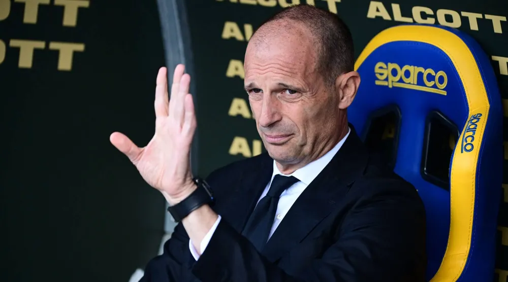 مدرب ميلان ماسيميليانو أليغري (أ.ف.ب)