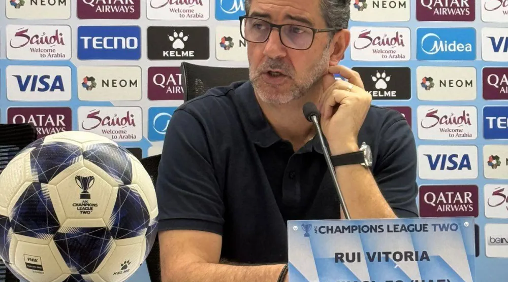 فيتوريا خلال المؤتمر الصحافي (الشرق الأوسط)