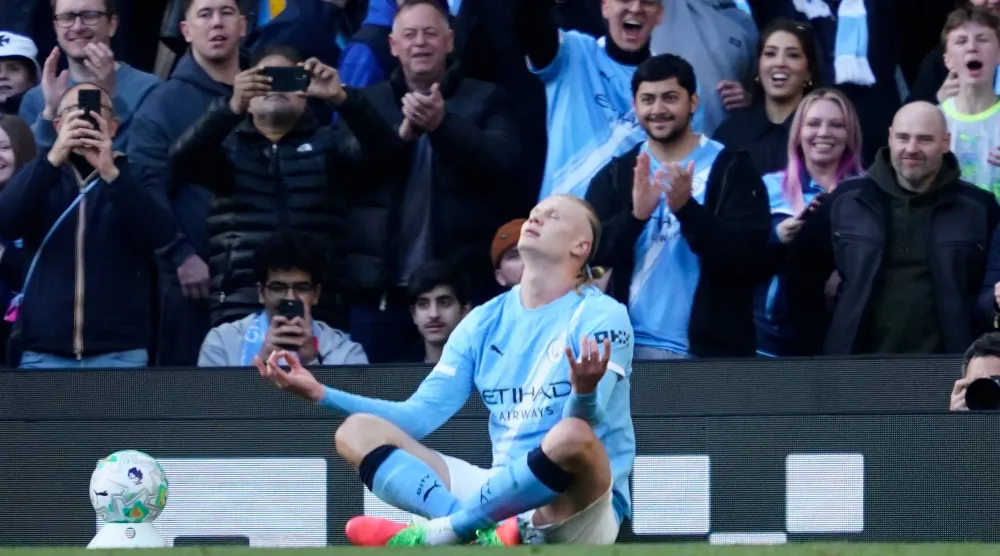 إرلينغ هالاند (أ.ب)