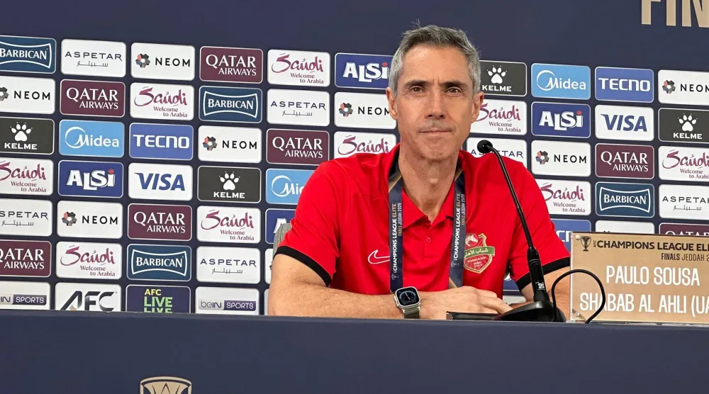 باولو سوزا خلال المؤتمر الصحافي (الشرق الأوسط)