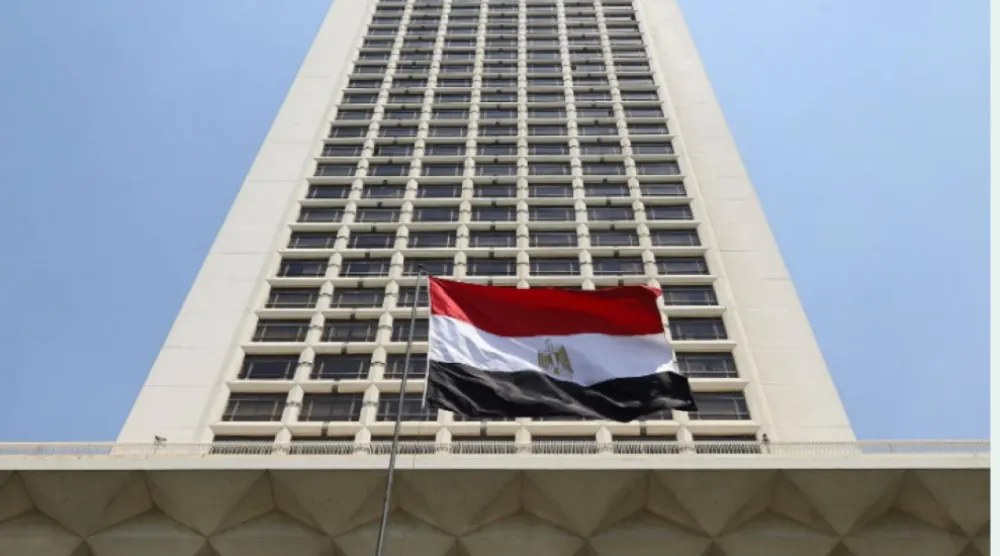 مقر وزارة الخارجية المصرية في وسط القاهرة (رويترز)