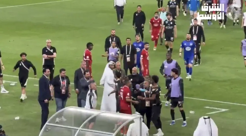 المصدر أكد رفع تقارير المباراة إلى لجنة المسابقات (الشرق الأوسط)