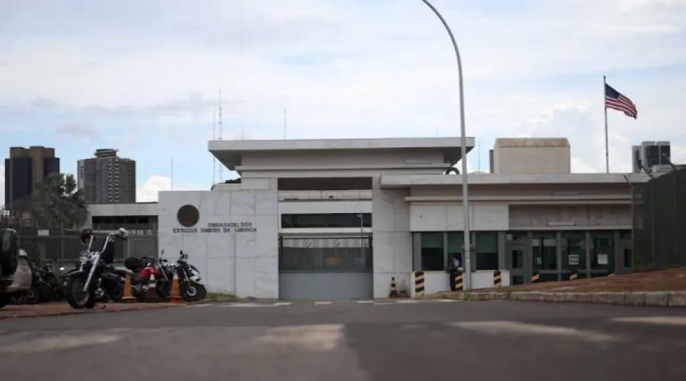 منظر عام لمقر السفارة الأميركية في برازيليا بالبرازيل (رويترز)