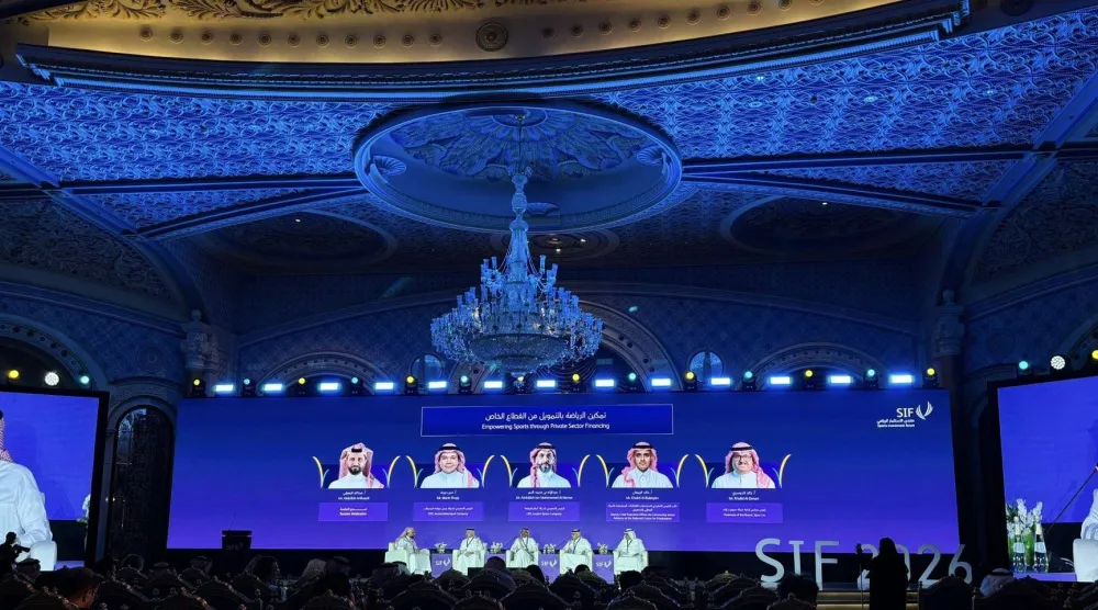 الجلسة حملت عنوان «تمكين الرياضة بالتمويل من القطاع الخاص» (الشرق الأوسط)