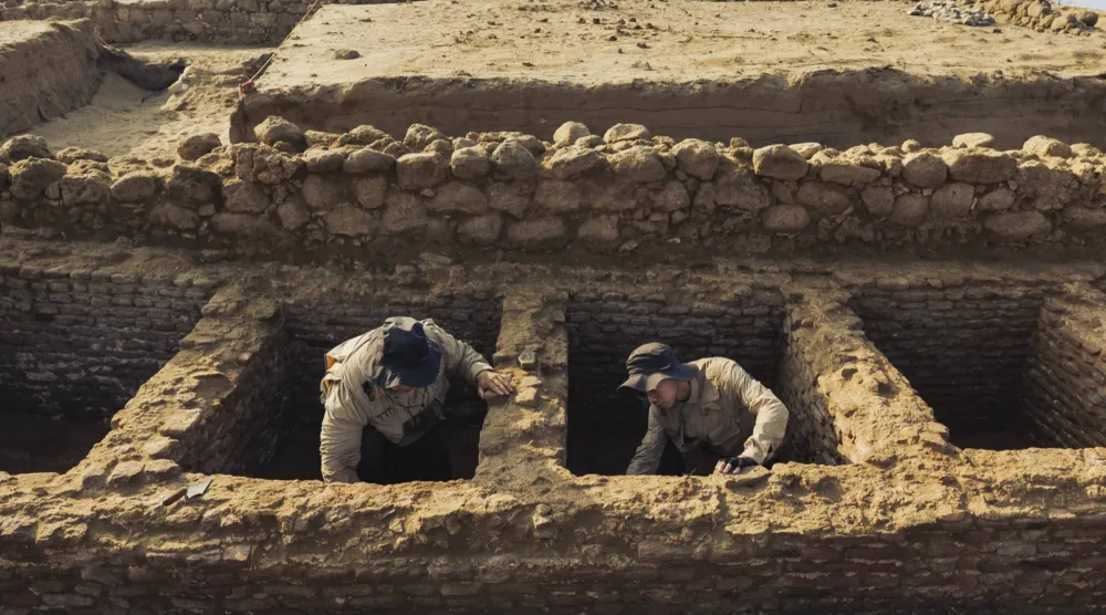نتائج جديدة لأعمال التنقيب الأثري لعام 2025 للبعثة السعودية - الصينية في «موقع السرين» الأثري (هيئة التراث)