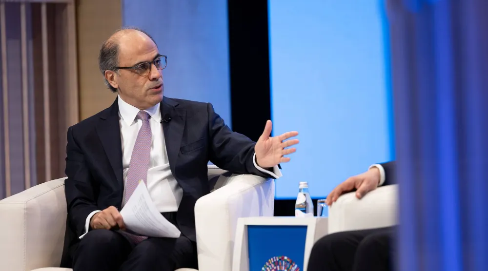 أزعور يتحدث خلال اجتماعات الربيع لصندوق النقد والبنك الدوليين (صندوق النقد) 