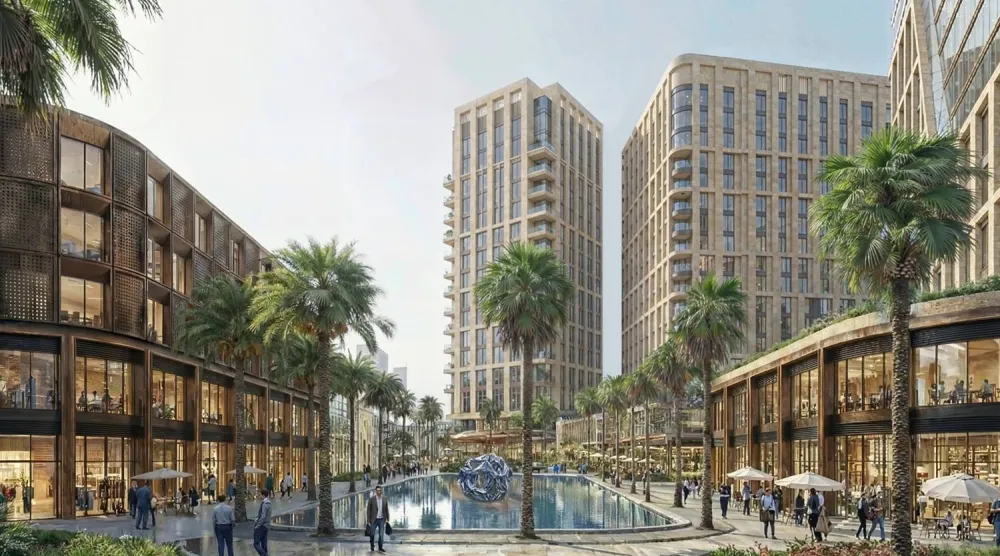 جزء من تصميم مشروع «ذا سباين» لشركة هشام طلعت مصطفى (موقع الشركة)