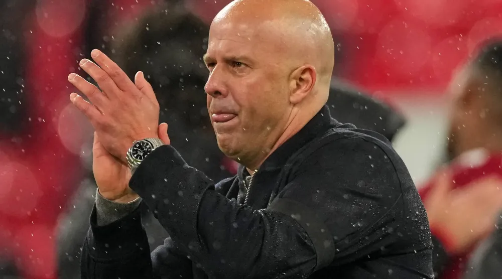 الهولندي آرني سلوت المدير الفني لنادي ليفربول الإنجليزي (أ.ب)