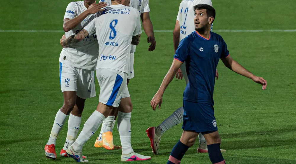 الهلال هزم الفيحاء وديّاً (نادي الهلال)