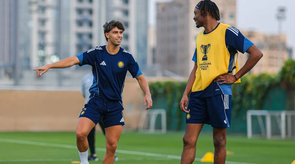 ثنائي النصر فيليكس وكومان جاهزان لموقعة الأهلي القطري (نادي النصر)