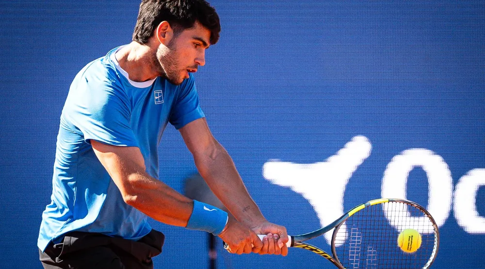 نجم التنس الإسباني كارلوس ألكاراس (د.ب.أ)