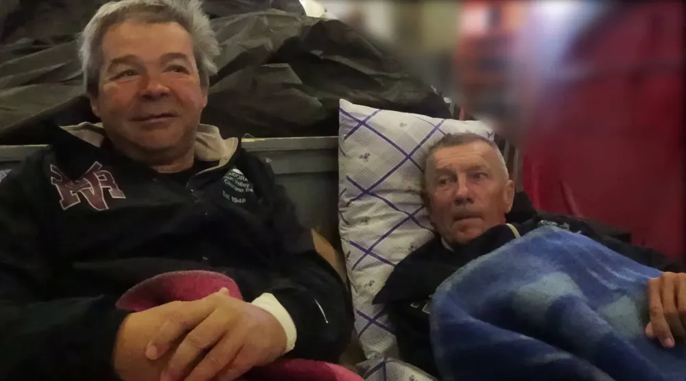 يوري يوروف وأوليغ غريتا تم تحريرهما مؤخراً من قبل قوات «فيلق أفريقيا» الروسية في مالي (أ.ف.ب)