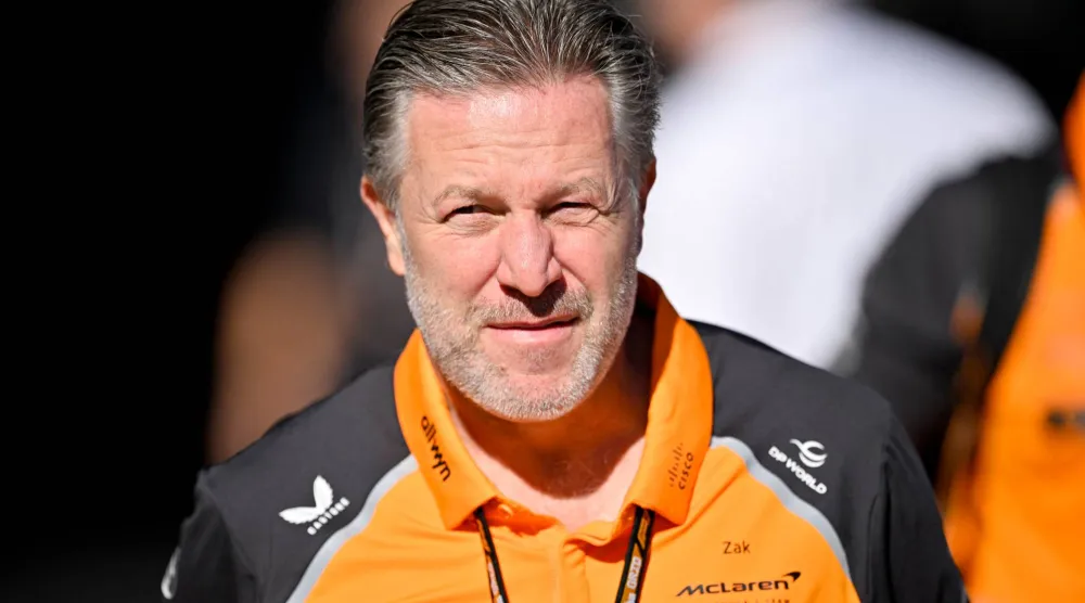 زاك براون، الرئيس التنفيذي لفريق مكلارين (رويترز)