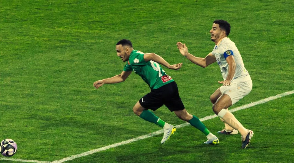 من مباراة النجمة أمام التعاون (الدوري السعودي)