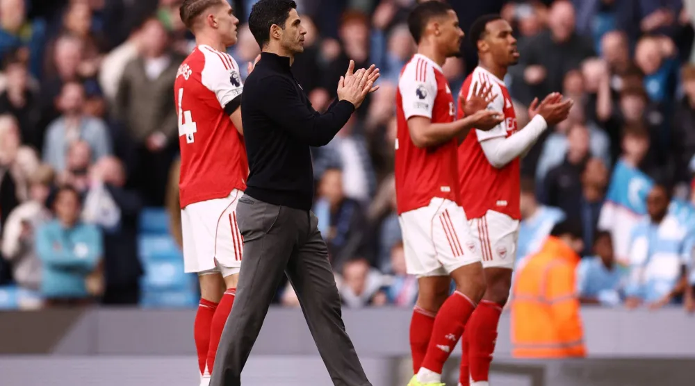 الخسارة أمام سيتي جرّدت آرسنال من ‌أي هامش أمان وجعلت مباراة نيوكاسل لا تقبل سوى الفوز (رويترز)