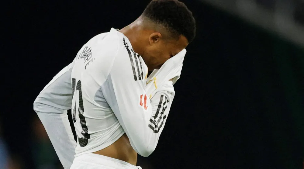 مهاجم ريال مدريد كيليان مبابي (رويترز)