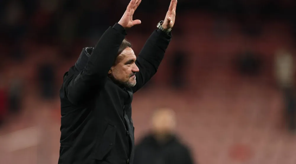 دانييل فاركه المدير الفني لفريق ليدز يونايتد الإنجليزي (رويترز)