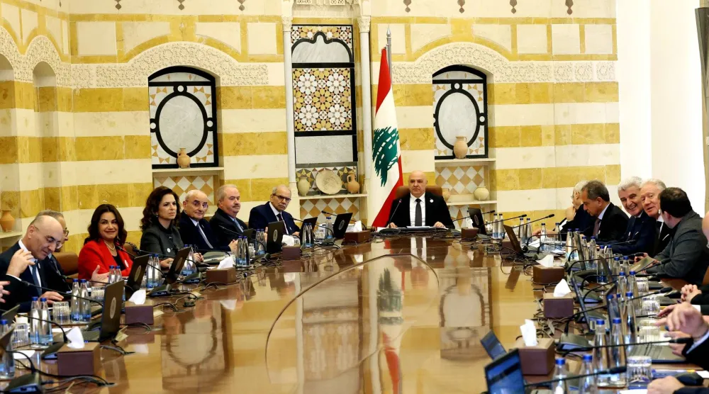 الرئيس اللبناني جوزيف عون يترأس اجتماع الحكومة (أرشيف - الرئاسة اللبنانية)