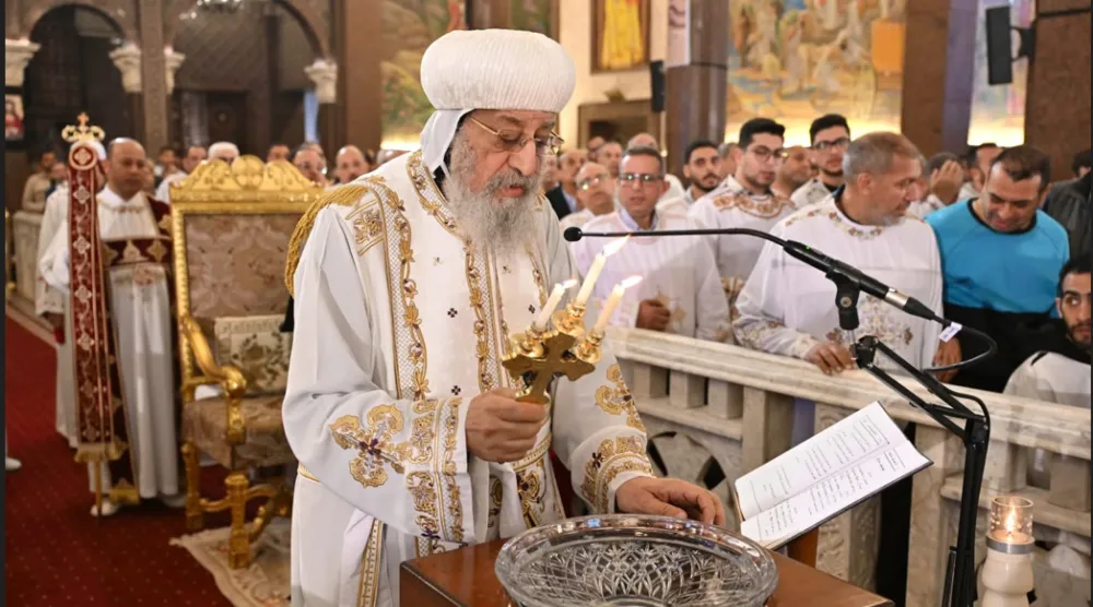 بابا الأقباط في مصر تواضروس الثاني (المركز الإعلامي للكنيسة المصرية)