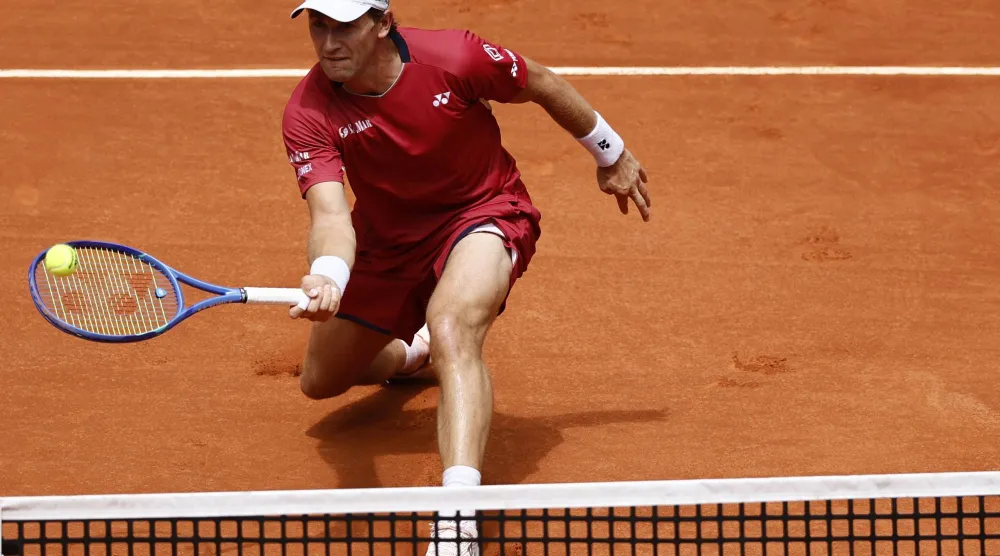 النرويجي كاسبر رود يتألق في مدريد (إ.ب.أ)