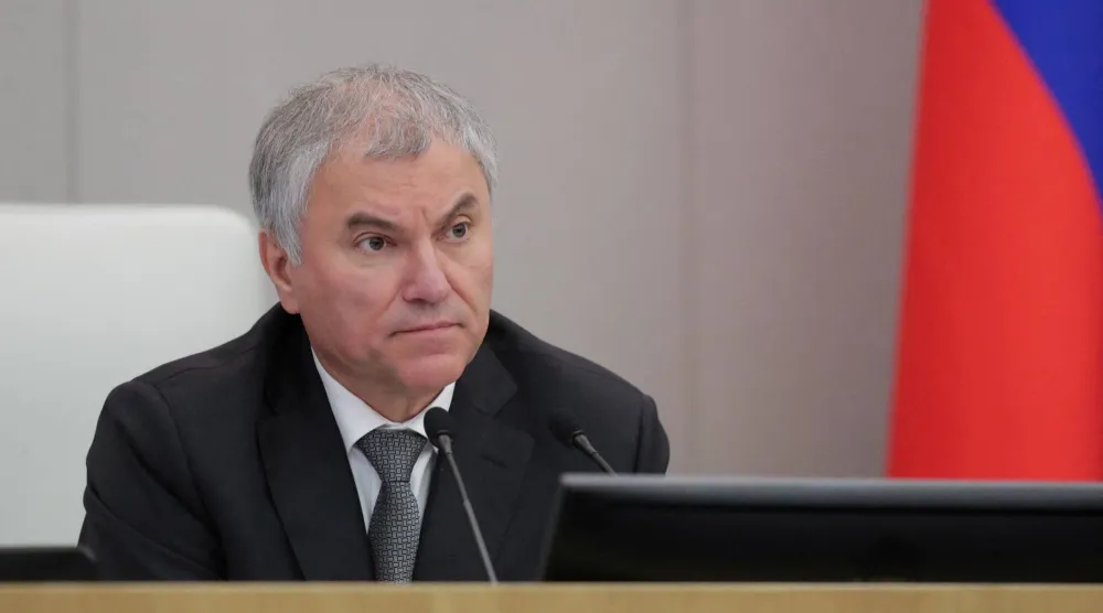 رئيس البرلمان الروسي فياتشيسلاف فولودين (رويترز)