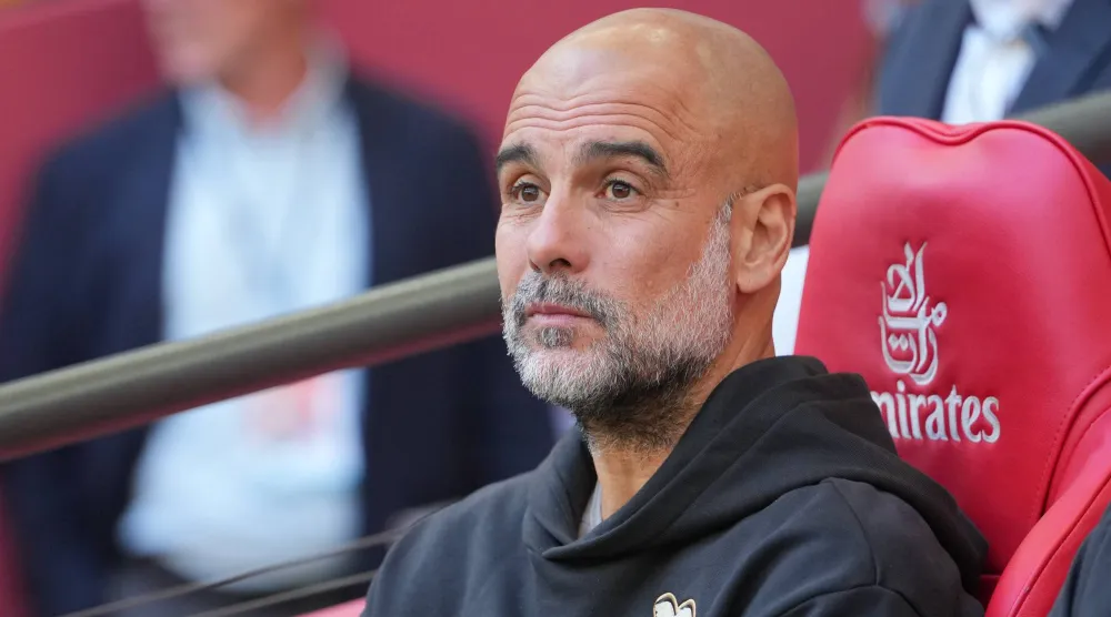 بيب غوارديولا المدير الفني لفريق مانشستر سيتي (أ.ب)