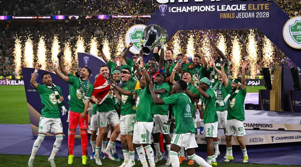 الأهلي ضمن حضوره بصفته بطلاً فيما تظل بقية المقاعد مرتبطة بنتائج النسخ المقبلة (تصوير: علي خمج)