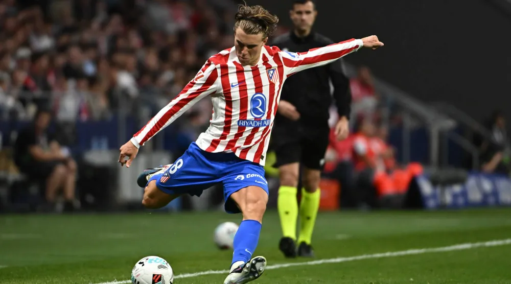 بابلو باريوس لاعب أتلتيكو مدريد (إ.ب.أ)