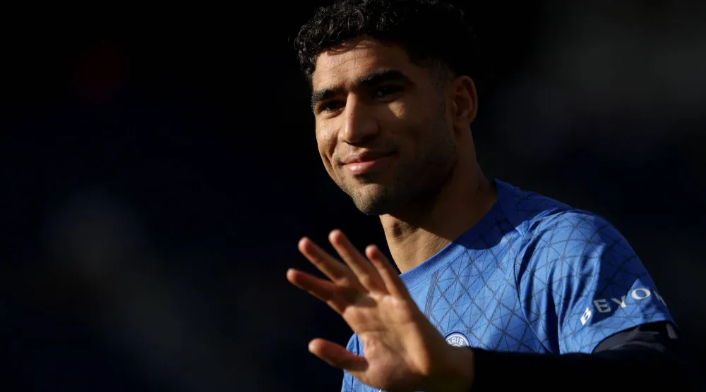 أشرف حكيمي نجم باريس سان جيرمان (أ.ف.ب)