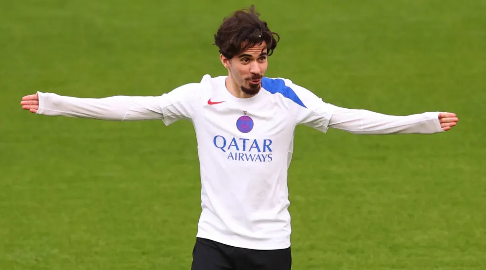 لاعب الوسط البرتغالي فيتينيا (رويترز)