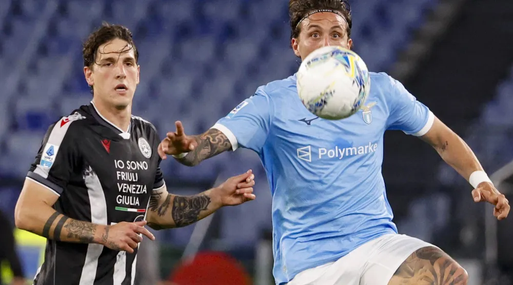 لاتسيو اقتنص التعادل من أودينيزي (إ.ب.أ)