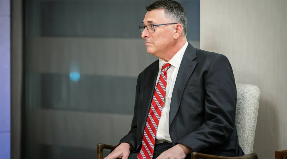 وزير الخارجية الإسرائيلي جدعون ساعر (د.ب.أ)
