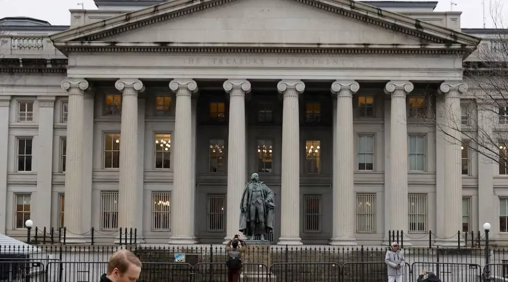 وزارة الخزانة الأميركية في واشنطن (رويترز)