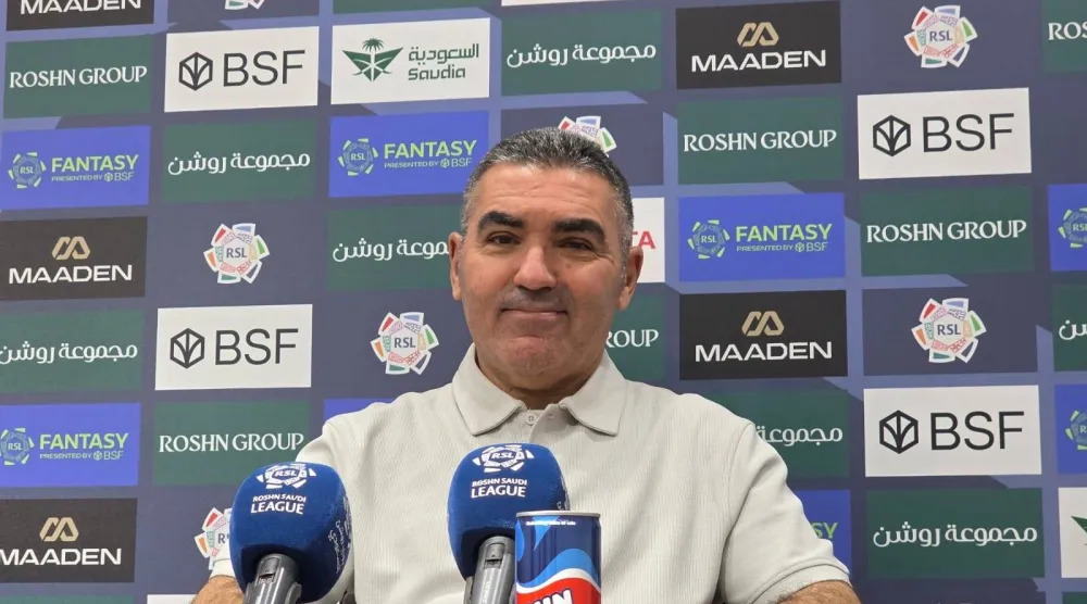 التونسي جلال قادري مدرب فريق الحزم (الشرق الأوسط)