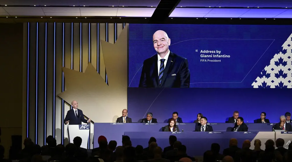 جياني إنفانتينو رئيس الاتحاد الدولي «فيفا» (رويترز)