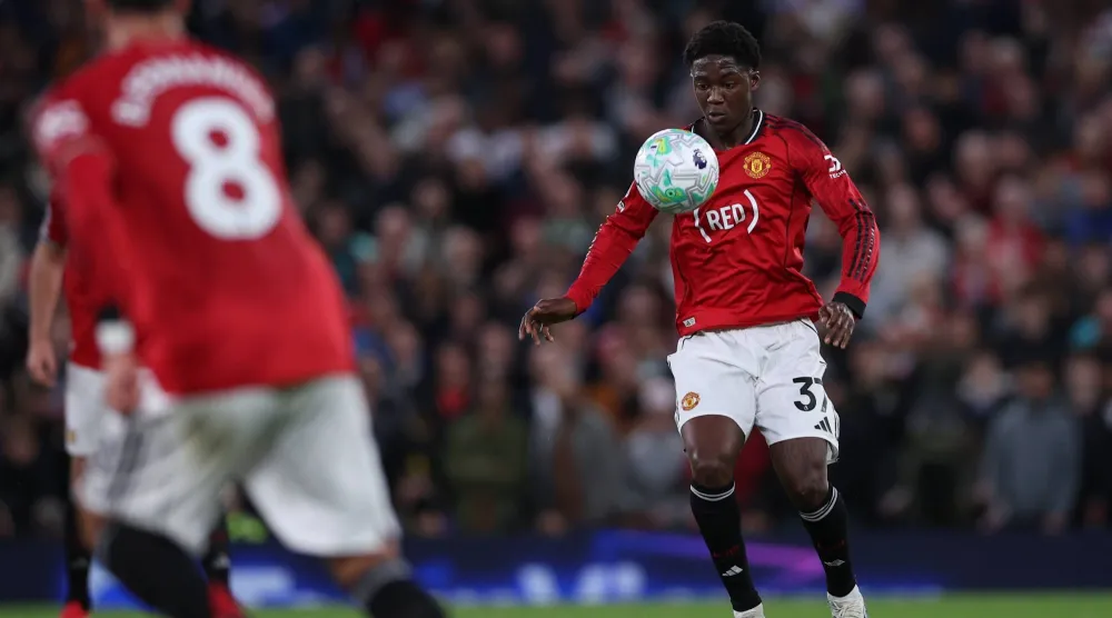 كوبي ماينو لاعب خط وسط مانشستر يونايتد (إ.ب.أ)