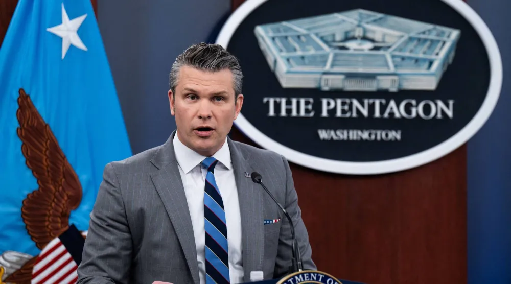 وزير الحرب الأميركي بيت هيغسيث (أ.ف.ب)