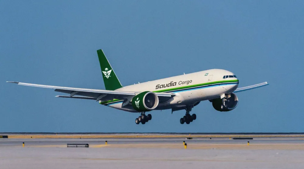 إحدى طائرات «السعودية للشحن» (الموقع الإلكتروني للشركة)