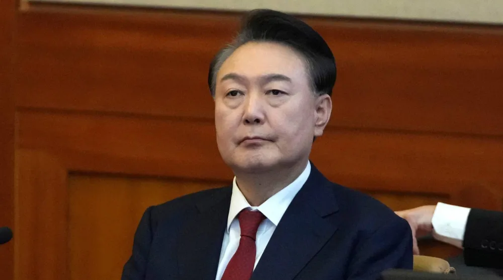 الرئيس الكوري الجنوبي السابق يون سوك يول (أ.ب)