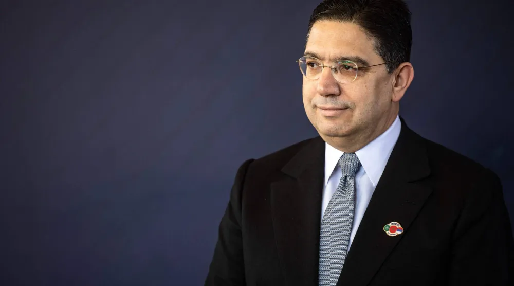 الوزير ناصر بوريطة سيبحث مع الوفد الألماني قضايا تتعلق بالهجرة والتعاون الاقتصادي والثنائي ومحاربة الجريمة (أ.ف.ب)