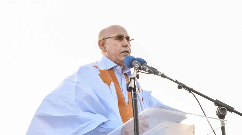 الرئيس الموريتاني محمد ولد الشيخ الغزواني (الرئاسة)