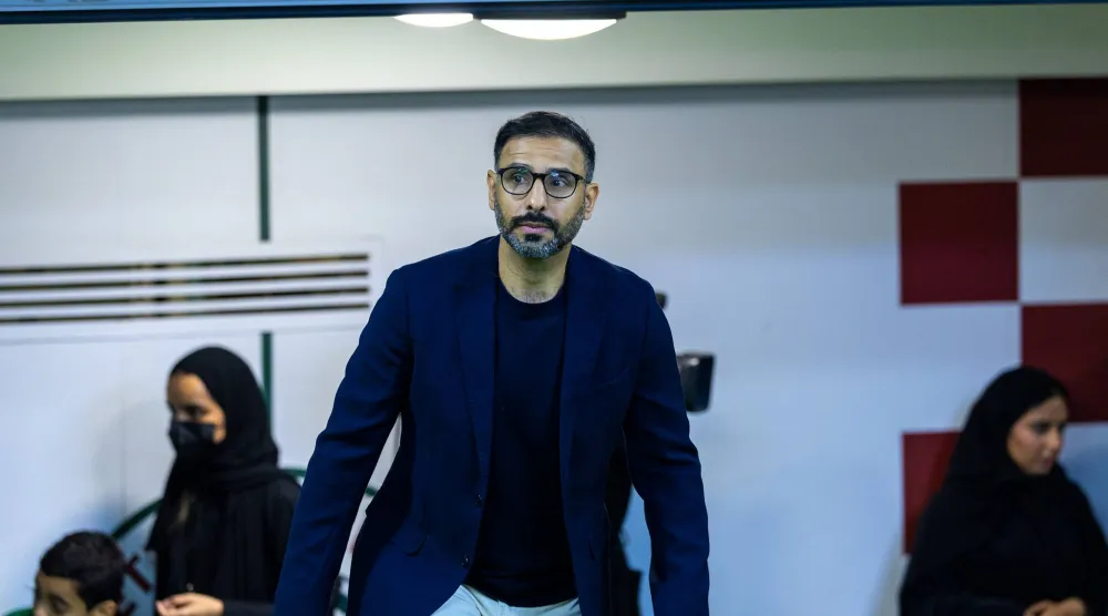 سعد الشهري مدرب الاتفاق (تصوير: عيسى الدبيسي)