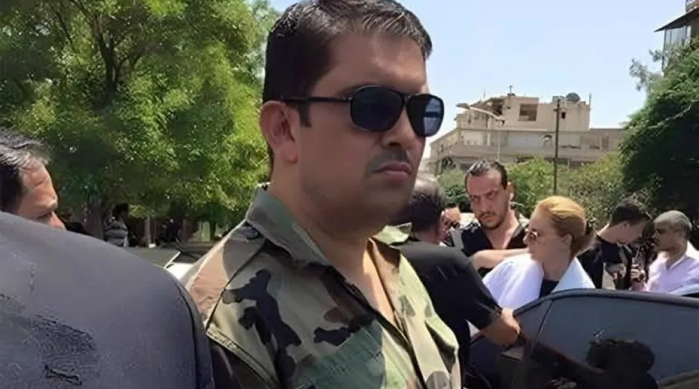 متزعم ميليشيا الدفاع الوطني في عهد نظام الأسد فادي صقر (سوشيال ميديا)