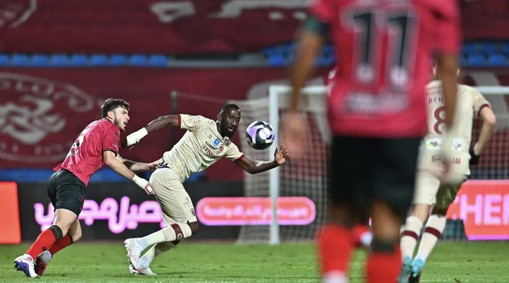 من مباراة الخلود والفيحاء (تصوير: عبد العزيز النومان)