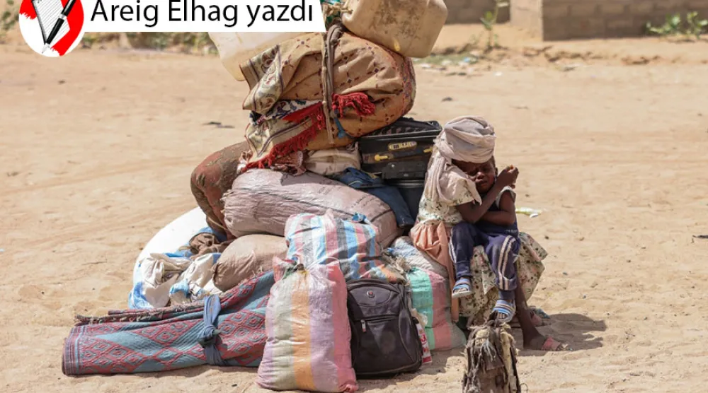 Çad-Sudan sınırında, Çad'ın Vadi Fara bölgesindeki Tin Geçiş Kampı'na gitmeyi bekleyen mülteciler(AP)