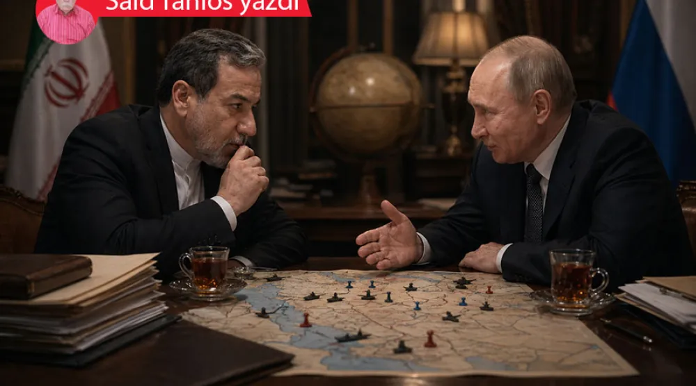 Putin ve Arakçi arasındaki görüşme, yeni bir askeri tırmanışın önüne geçecek güvencelerin bulunmasını ele aldı (Görsel yapay zeka ile tasarlandı)