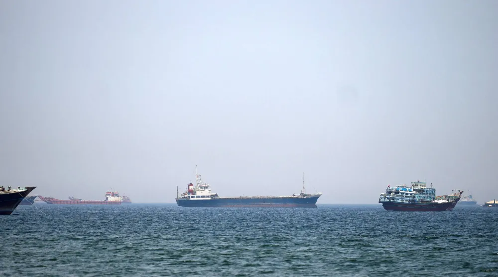 Ships and boats in the Strait of Hormuz, Musandam, Oman, April 29, 2026. (Reuters)