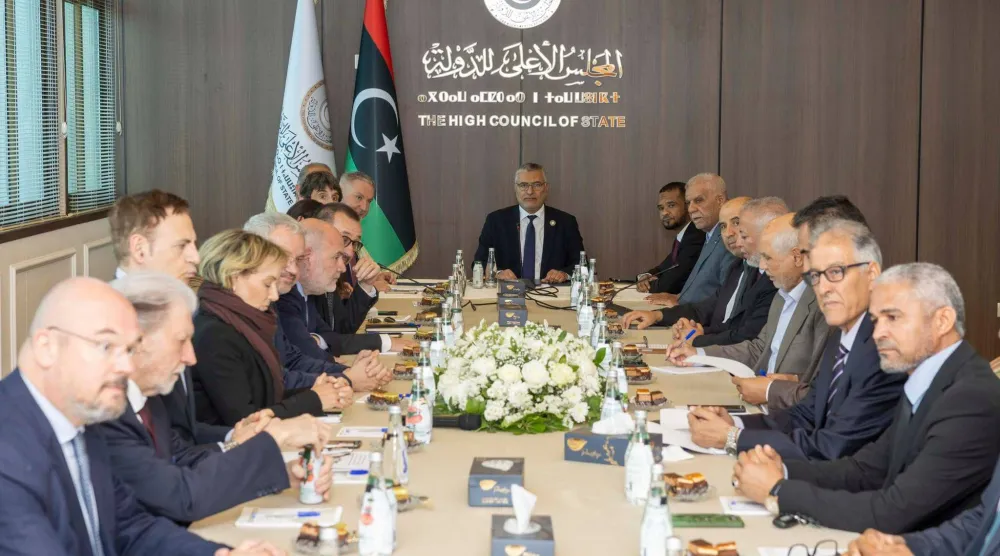 «المجلس الأعلى للدولة» في ليبيا مستقبلاً وفداً برلمانياً إيطالياً الأسبوع الماضي (المجلس الأعلى)