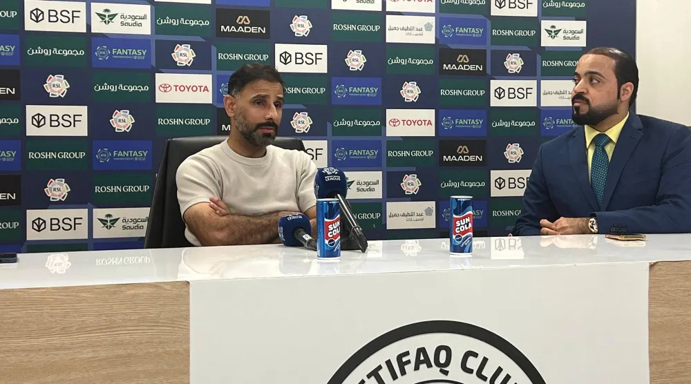 سعد الشهري مدرب فريق الاتفاق (الشرق الأوسط)