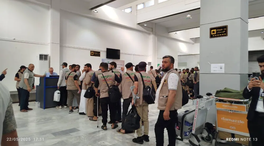 عدد الحجاج السوريين لهذا العام 22500 حاج جرى توزيعهم على عدة نقاط انطلاق (الشرق الأوسط)
